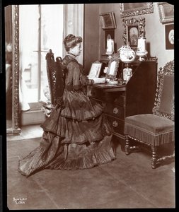 Mme K. Duer à son bureau, New York, 1906